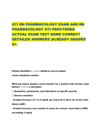 Test Bank For Clayton’s Basic  Pharmacology for Nurses 19th  Endition questions and well  Identified answers   new!! New!!