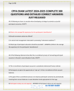 CPFA EXAM LATEST 2024-2025 COMPLETE 300 QUESTIONS AND DETAILED CORRECT ANSWERS JUST RELEASED