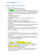 Sociologie 1BA Orthopedagogiek