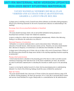 VATI RN MATERNAL NEW VERSION UPDATED 2024-2025 BEST STUDYING MATERIALS