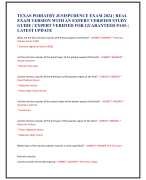 TEXAS PODIATRY JUSISPUDENCE EXAM 2024 | REAL  EXAM VERSION WITH AN EXPERT VERIFIED STUDY  GUIDE | EXPERT VERIFIED FOR GUARANTEED PASS |  LATEST UPDATE