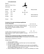 Scheikunde samenvatting 3VWO: 4.2 Koolstofchemie; 4.6 Additieven; 5.1 Grondstoffen; 5.2 Waaraan herken je een ontledingsreactie; 5.3 Typen ontledingsreacties; 5.4 Thermolyse in de chemische industrie
