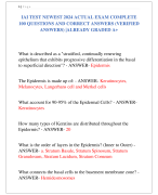 IAI TEST NEWEST 2024 ACTUAL EXAM COMPLETE  100 QUESTIONS AND CORRECT ANSWERS (VERIFIED  ANSWERS) |ALREADY GRADED A+