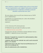 HESI CRITICAL CARE RN NEWEST 2024 ACTUAL EXAM TEST  BANK 235 QUESTIONS AND CORRECT DETAILED ANSWERS  WITH RATIONALES (VERIFIED ANSWERS) |ALREADY  GRADED A+||UPDATED MAY 2024!