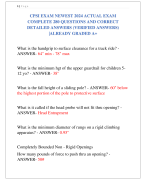 CPSI EXAM NEWEST 2024 ACTUAL EXAM  COMPLETE 280 QUESTIONS AND CORRECT  DETAILED ANSWERS (VERIFIED ANSWERS)  |ALREADY GRADED A+