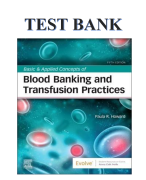 Test Bank For Basic & Applied Concepts of Blood Banking and Transfusion Practices