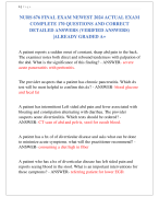 NURS 676 FINAL EXAM NEWEST 2024 ACTUAL EXAM  COMPLETE 170 QUESTIONS AND CORRECT  DETAILED ANSWERS (VERIFIED ANSWERS) |ALREADY GRADED A+