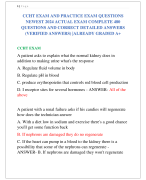 CCHT EXAM AND PRACTICE EXAM QUESTIONS  NEWEST 2024 ACTUAL EXAM COMPLETE 480  QUESTIONS AND CORRECT DETAILED ANSWERS  (VERIFIED ANSWERS) |ALREADY GRADED A+