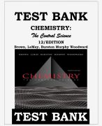 Test Bank for Chemistry 10th Edition Zumdahl