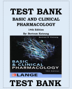 Test Bank For Focus on Nursing Pharmacology 7th Edition by Amy M. Karch