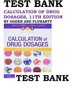CALCULATION OF DRUG  DOSAGES