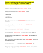 Pharm: Antihistamines Exam 112Questions and Answers (Latest Update 2024)GRADED A+