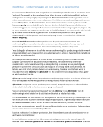 Bedrijfseconomie Hoofdstuk 1,2,3,15,16