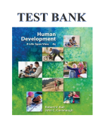 TEST BANK: Edelman: Health Promotion Throughout the Life Span, 8th Edition