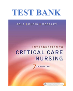 TEST BANK FOR INTRODUCTION TO CRITICAL CARE NURSING, 7TH EDITION
