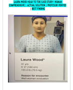 LAURA WOOD HEAD TO TOE CASE STUDY I HUMAN COMPREHENSIVE | ACTUAL SOLUTION | PROFESSOR VERIFIED | BES