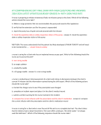 ATI COMPREHENSIVE EXIT FINAL EXAM WITH NGN QUESTIONS AND ANSWERS  2024-2024 LATEST UPDATES//ALREADY GRADED A+ WITH 100% PASS RATE