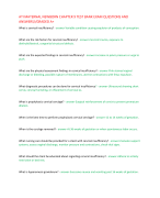 ATI MATERNAL NEWBORN CHAPTER 9 TEST BANK EXAM QUESTIONS AND  ANSWERS//GRADED A+