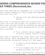 SAUNDERS COMPREHENSIVE REVIEW FOR  NCLEX THREE