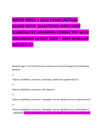 NR509 WEEK 3 QUIZ EXAM (ACTUAL EXAM) WITH  QUESTIONS WITH VERY ELABORATED ANSWERS CORRECTRY WELL ORGANIZED LATEST 2024 – 2025 ALREADY GRADED A+   