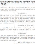 SAUNDERS COMPREHENSIVE REVIEW FOR  NCLEX FOUR