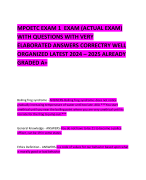 MPOETC EXAM 1  EXAM (ACTUAL EXAM) WITH QUESTIONS WITH VERY ELABORATED ANSWERS CORRECTRY WELL ORGANIZED LATEST 2024 – 2025 ALREADY GRADED A+   