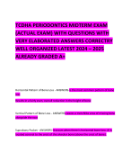 TCDHA PERIODONTICS MIDTERM EXAM (ACTUAL EXAM) WITH QUESTIONS WITH VERY ELABORATED ANSWERS CORRECTRY WELL ORGANIZED LATEST 2024 – 2025 ALREADY GRADED A+ 