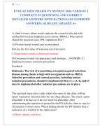 EVOLVE HESI PHARM PN NEWEST 2024 VERSION 2  COMPLETE 55 QUESTIONS AND CORRECT  DETAILED ANSWERS WITH RATIONALES (VERIFIED  ANSWERS) |ALREADY GRADED A+