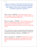 OSHA 511 GENERAL INDUSTRY NEWEST 2024 TEST  BANK ACTUAL EXAM COMPLETE 250 QUESTIONS  AND CORRECT DETAILED ANSWERS (VERIFIED  ANSWERS) |ALREADY GRADED A+