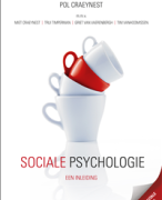 Examenvragen Sociale Psychologie