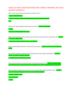 NURS 142 FINAL EXAM QUESTIONS AND CORRECT ANSWERS 2024-2025  ALREADY GRADED A+
