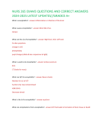 NURS 265 EXAM 3 QUESTIONS AND CORRECT ANSWERS  2024-2025 LATEST UPDATES//GRADED A+