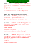 UPDATED CERTIFIED PROFESSIONAL IN  PATIENT SAFETY EXAM 2024-2025 WITH  VERIFIED ANSWERS GRADED A+ 