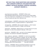 EDF 6222 FINAL EXAM QUESTIONS AND ANSWERS 2024 (VERSION COMPLETE 100 QUESTIONS AND CORRECT DETAILED ANSWERS (VERIFIED ANSWERS) |ALREADY GRADED A+