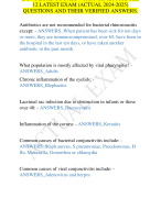 DOWNLOAD TO PASS WITH NUR 621 MODULE  12 LATEST EXAM (ACTUAL 2024-2025)  QUESTIONS AND THEIR VERIFIED ANSWERS.