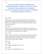 NGN RN ATI PROCTORED COMPREHENSIVE  PREDICTOR FORM C NEWEST 2024 ACTUAL EXAM  COMPLETE 180 QUESTIONS AND CORRECT  DETAILED ANSWERS WITH RATIONALES (VERIFIED  ANSWERS) |ALREADY GRADED A+