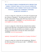 RN ATI PROCTORED COMPREHENSIVE PREDICTOR  FORM C NEWEST 2024 ACTUAL EXAM COMPLETE  180 QUESTIONS AND CORRECT DETAILED ANSWERS  WITH RATIONALES (VERIFIED ANSWERS)  |ALREADY GRADED A+