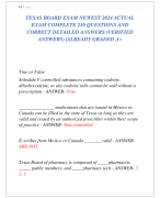 TEXAS BOARD EXAM NEWEST 2024 ACTUAL  EXAM COMPLETE 230 QUESTIONS AND  CORRECT DETAILED ANSWERS (VERIFIED  ANSWERS) |ALREADY GRADED A+