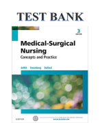 Test Bank for Medical Surgical Nursing 3rd Edition by deWit