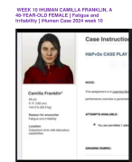 COMPREHENSIVE iHuman CASE STUDY RONNIE LIU 14 YEAR OLD REASON FOR ENCOUNTER : PAIN AND SWELLING IN RIGHT ANKLE CASE STUDY LATEST I HUMAN 2024