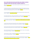 Dermatology: MODULE X EXAM 2024-2025 QUESTIONS AND CORRECT VERIFIED ANSWERS /100% PASS SOLUTION / ALREADY GRADED A+