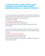 RN ATI PEDIATRIC PROCTORED NEWEST EXAM VERIFIED GUARANTEED QUESTIONS AND ACCURATE ANSWERS ALREADY VERIFIED BY EXPERTS 2024-2025