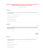 NGN RN ATI PHARMACOLOGY PROCTORED EXAM WITH VERIFIED QUESTIONS AND ANSWERS TOP RANKED BY EXPERTISE 2