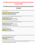 SNHD Paramedic Adult Protocols Questions and correct Answers Graded A+