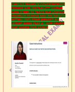 CAMILLA FRANKLIN COMPREHENSIVE  FATIGUE AND IRRITABILITY IHUMAN  CASE STUDY. 48 YEARS OLD CAMILLA  FRANKLIN FATIGUE AND IRRITABILITY  ACTUAL 100% EXAM   \\STUDY GUIDE PASS A+. NEW EXAM!!!  NEW EXAM!!! NEW EXAM!!!