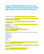 FINAL COMPREHENSIVE HEAD TO TOE IHUMAN LAURA WOOD CASE STUDY REAL ONE WEEK 9 LATEST UPDATE 2024-2025