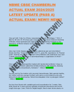 NBME CBSE CHAMBERLIN ACTUAL EXAM 2024/2025  LATEST UPDATE   ACTUAL EXAM// NEW!!! NEW!!!