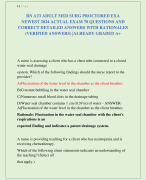 RN ATI ADULT MED SURG PROCTORED EXA  NEWEST 2024 ACTUAL EXAM 70 QUESTIONS AND  CORRECT DETAILED ANSWERS WITH RATIONALES  (VERIFIED ANSWERS) |ALREADY GRADED A+