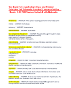 Test Bank For MicrobiologyTest Bank For Microbiology