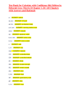 Test Bank for Calculate with Confidence 8th Edition by Deborah Gray Morris